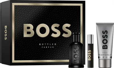 Produktbild von Edp Spray 100ml/ Edp Spray 10ml/Shower Gel 100ml Hugo Boss Bottled Giftset