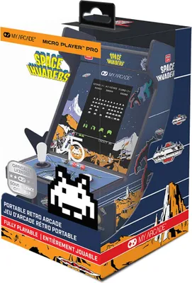 Produktbild von My Arcade Micro Player Space Invaders 6.5´´ Retro-konsole Durchsichtig One Size / EU Plug 220V Durchsichtig One Size