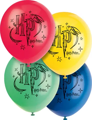 Produktbild von Harry Potter-Ballons Partydeko 8 Stück bunt 30cm - Einheitsgröße