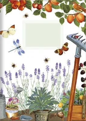 Produktbild von Kladde A6  "Gartenwelt"DIN A 6 - unliniert
