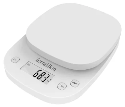 Obrázek produktu pro Elektronická kuchyňská váha Terraillon Precision White Countertop Oval