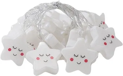 Image de Guirlande lumineuse LED pour chambre d'enfant - Éclairage d'ambiance - Veilleuse - Éclairage pour chambre d'enfant - Éclairage LED - Éclairage pour chambre de bébé