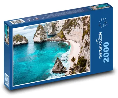 Produktbild von Puzzle 2000 Ozean und Felsige Küste - martinpuzzle