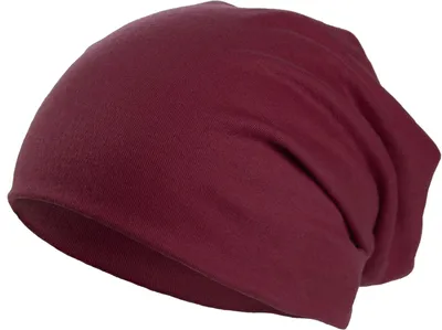Produktbild von Leichte Beanie Mütze in 15 Farben, Einheitsgröße (56-61 cm), Länge 30 cm, 2-lagig, dehnbar