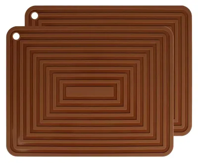 Productafbeelding van Siliconen panonderzetters, hittebestendig, 23 x 30,5 cm, antislip, 2 stuks
