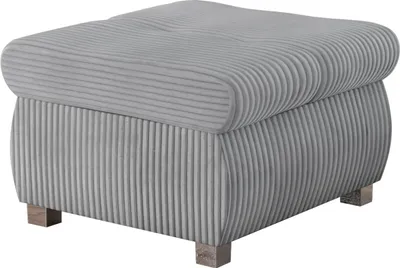 Produktbild von MIRJAN24 Polsterhocker Orkan Klein, Moderne Sitzhocker vom Hersteller, Holzkonstruktion, 60x60x39 cm (Farbe: Poso 110)