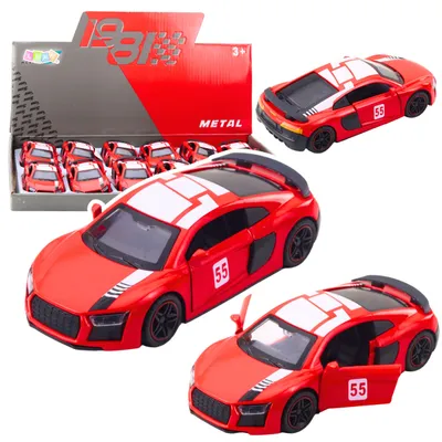 Produktbild von Rückziehleuchten für Sportwagen aus Metall, Geräusche, Rot, 1:43