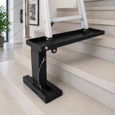 Leiterverlängerung, klappbar, höhenverstellbar 30-46 cm, Stahl, 350 kg