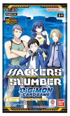 Obrázok produktu pre Digimon Card Game: Hacker's Slumber BT-23 – balíček s 12 kartami