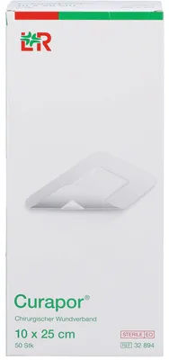 Zdjęcie produktu dla Curapor opatrunek na ranę sterylny chirurgiczny 10x25 cm 50 szt