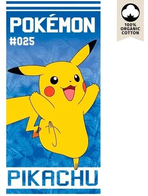 Produktbild von Nintendo - Ręcznik plażowy Pikachu 100% bawełna, oficjalny produkt Pokémon
