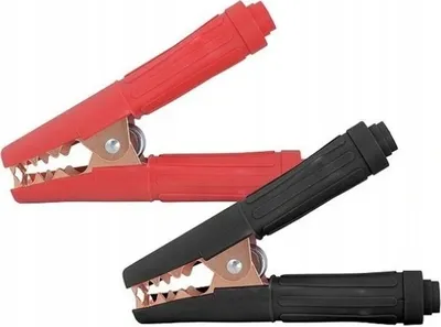 Zdjęcie produktu dla AMiO KROKODYLKI ZACISKI KABLE ROZRUCHOWE 2 SZTUKI 600A