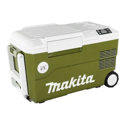 Produktbild von Makita Akku-Kühl- und Wärmebox DCW180ZO olivgrün 18 V 12 V/24 V KFZ 230 V -18° C bis +60° C -