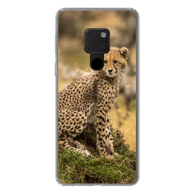 Produktbild von MuchoWow® Handyhülle Schutzhülle Hülle für Huawei P40 Lite Leopard - Wald - Tier Silikon Softcase Handy Hülle - Handy