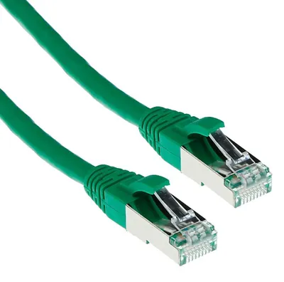 Image de ACT Green 30 meter SFTP CAT6A patch cable snagless with RJ45 connectors