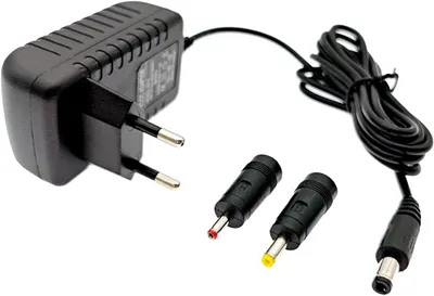Produktbild von DC 6 V 1 A 1000 mA Netzteil - 6 V Ladegerät, Ersatzstecker - 6 Volt Ladegerät, 5,5 mm x 2,5 mm