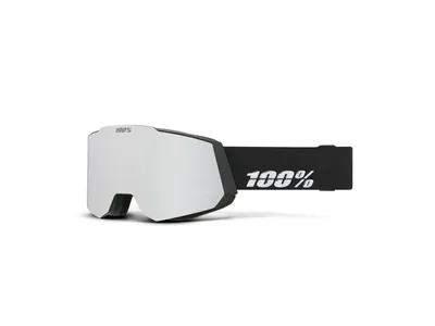 Produktbild von 100percent SNOW - SNOWCRAFT Goggle Black HiPER Silver Mirror