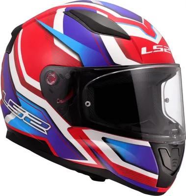 Immagine prodotto di Casco integrale LS2 FF353 RAPID II Flitz Glossy White Blue Red taglia XL