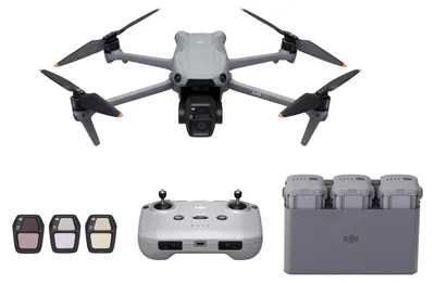 Image de DJI Drone Air 3S Fly More Combo + radiocommande DJI RC-N3