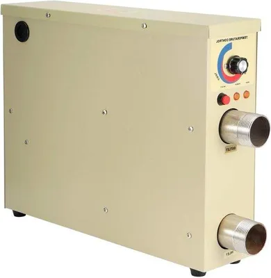 Productafbeelding van Elektrische Boiler - Warmtepomp Zwembad - Water Verwarmen - Automatische Temperatuurregeling - 5.5 KW - Zilver