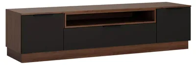 Produktbild von Lowboard Alicante TV-Unterschrank 200x50x53cm Walnuss / schwarzgrau
