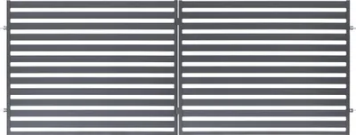 Produktbild von Polbram Doppeltor Lean 120 300 x 120 cm, RAL-Farbe 7016