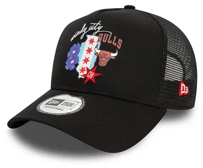 Produktbild von New Era Trucker Cap Chicago Bulls NBA Team Logo black
