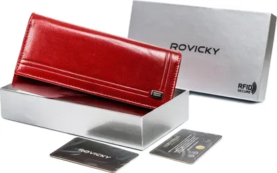Produktbild von Rovicky | Damen-Kartenetui aus Leder mit RFID Protect