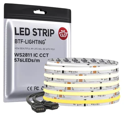 Zdjęcie produktu dla Listwa LED, elastyczna konstrukcja z możliwością adresowania, wysoka jasność, pasek o długości 5 metrów