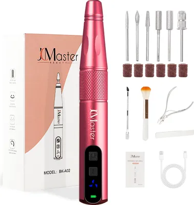 Obrázek produktu pro JCMaster frézka na nehty, elektrický pilník na gelové nehty, elektrická frézka na nehty pro domácí nehtový salon