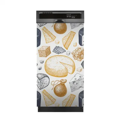 Produktbild von Aufkleber sticker 45x80 cm Dekorative folie Spülmaschine - Käse Molkerei