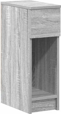 Produktbild von Nachttisch mit Schublade Grau Sonoma 20x36x60 cm