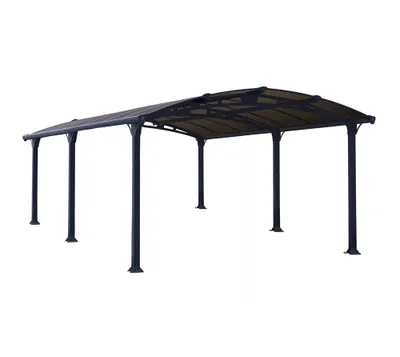 Produktbild von Palram - Canopia Aluminium Carport Arcadia 5000 Anthrazit 502x359x242 cm