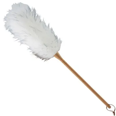 Produktbild von Bürstenhaus Redecker Staubwedel aus Lammfell geöltes Buchenholz (75cm)