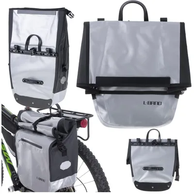 Obrázok produktu pre L-Brno Bočná taška na bicykel 23 L, sivá