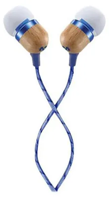 Productafbeelding van The House Of Marley Smile Jamaica, kabel, 18 - 20000 Hz, geschikt voor spraak/muziek, koptelefoon met microfoon, blauw, wit