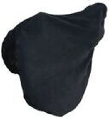 Produktbild von AMKA Sattelschutzbezug Sattelschoner aus Fleece, schwarz AMKA Stickerei