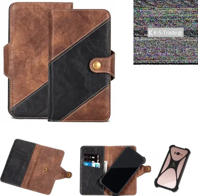 Produktbild von K-S-Trade Handy Hülle Schutz Hülle Schutzhülle Bookstyle Case kompatibel mit Nokia 7.1 Handy Cover Hülle Schutztasche 1x