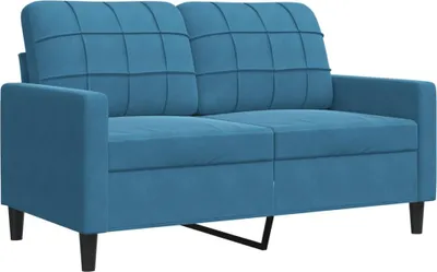 Obrázok produktu pre vidaXL 2-miestna pohovka Blue 120 cm Velvet