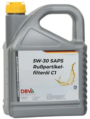 Produktbild von DBV 5W/30 SAPS Rußpartikelfilteröl C1 für Ford, Mazda, Volvo 2 x 5-Liter-Kanne