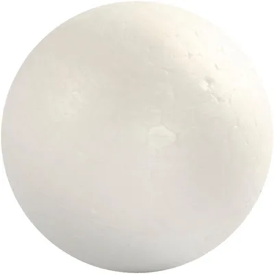Produktbild von Styropor-Kugeln, D 6 cm, Weiß, 5 Stk/ 1 Pck [HOB-543060]