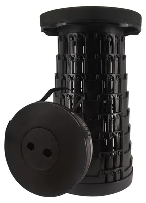Produktbild von Tragbarer Klapphocker, Teleskopischer Hocker, Faltbar für Angeln, Wandern, BBQ, Picknick und Outdoor-Aktivitäten, Tragfähigkeit bis zu 300 kg