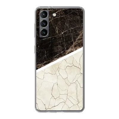 Produktbild von MuchoWow® Handyhülle Schutzhülle Hülle für Samsung Galaxy S21 Marmor - Struktur - Abstrakt Silikon Softcase Handy Hülle - Softcase