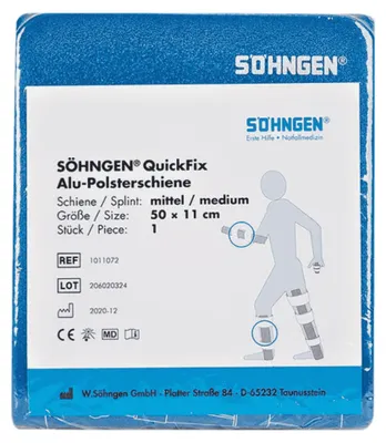 Produktbild von QuickFix-Alu-Polsterschiene mittel 50 x 11 cm