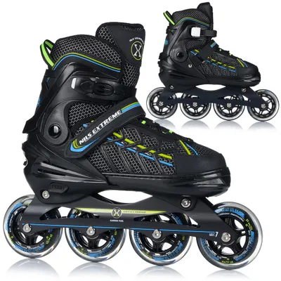 Immagine prodotto di Pattini a rotelle NILS Extreme NA1128 nero-verde L(39-42)