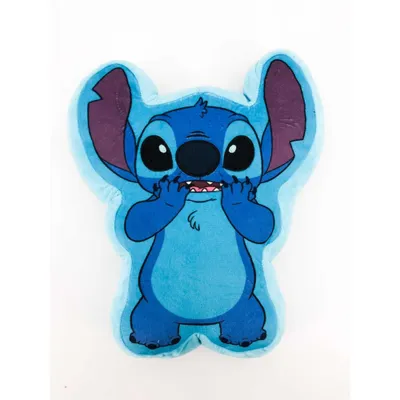 Obrázek produktu pro Lilo & Stitch 3D polštář - Mimozemšťan plyšový polštář 30cm sametový