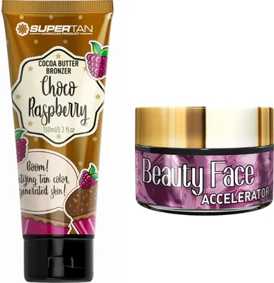 Zdjęcie produktu dla Supertan Choco Raspberry + Słoiczek Beauty Face