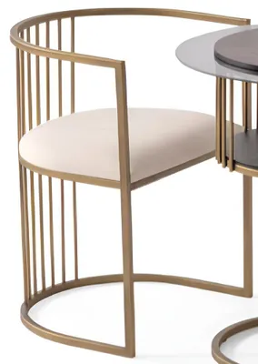 Obrázek produktu pro Elegantní béžová jídelní židle Stylové kuchyňské židle Čalouněné židle