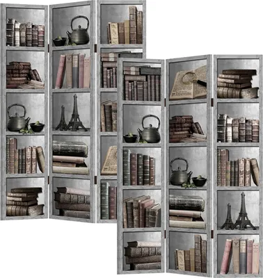 Produktbild von Paravent Bücherregal HTI-Line