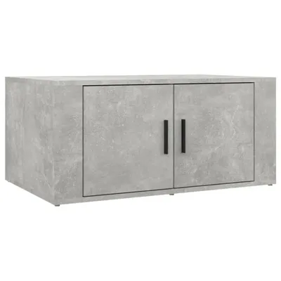 Immagine prodotto di Tavolino in cemento grigio 80x50x36 cm materiale a base di legno